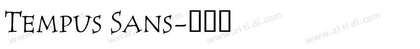 Tempus Sans字体转换